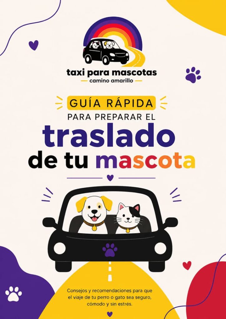 Guia de como trasladar a tu mascota en nuestro taxi